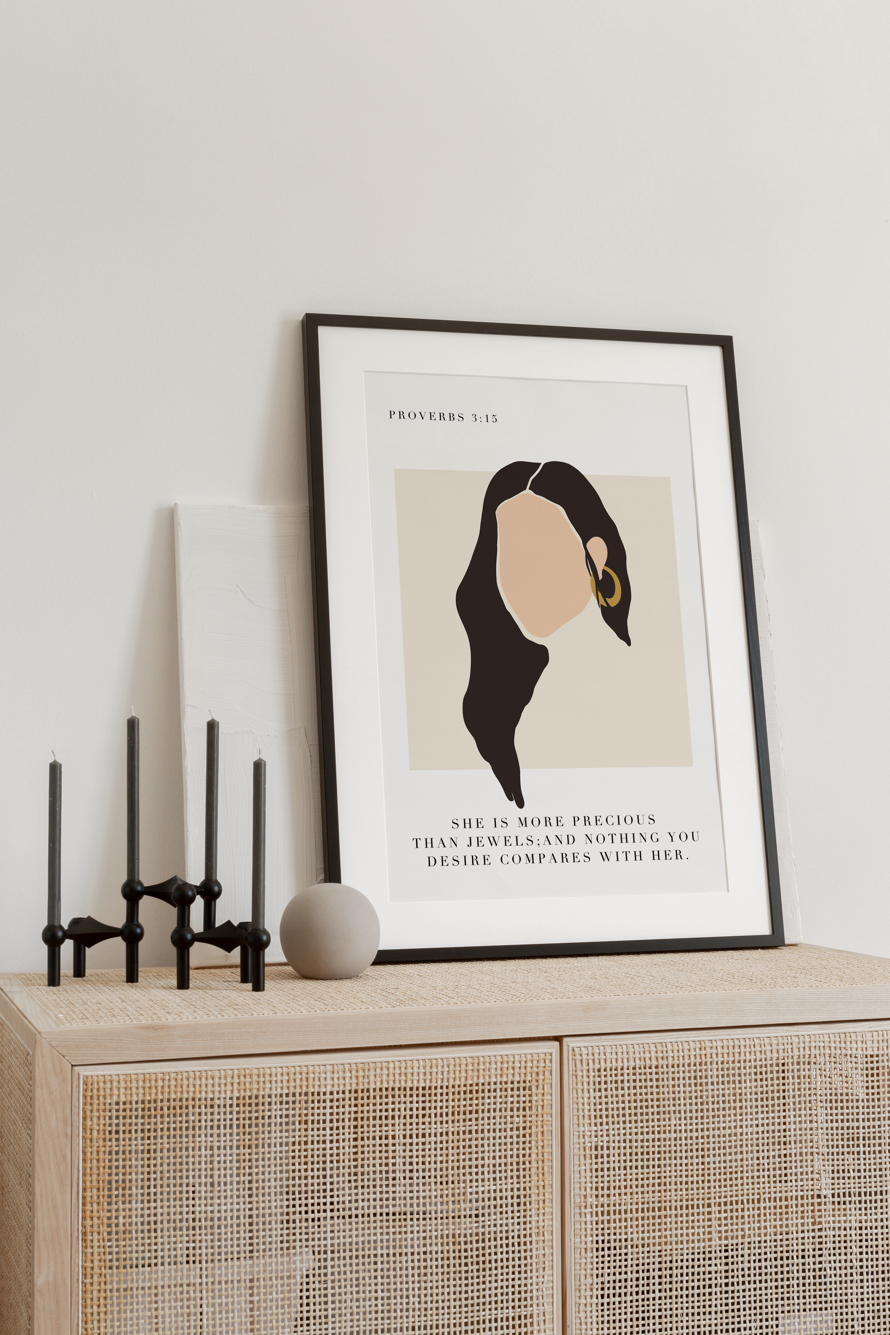 Proverbs 3:15 Christian Poster