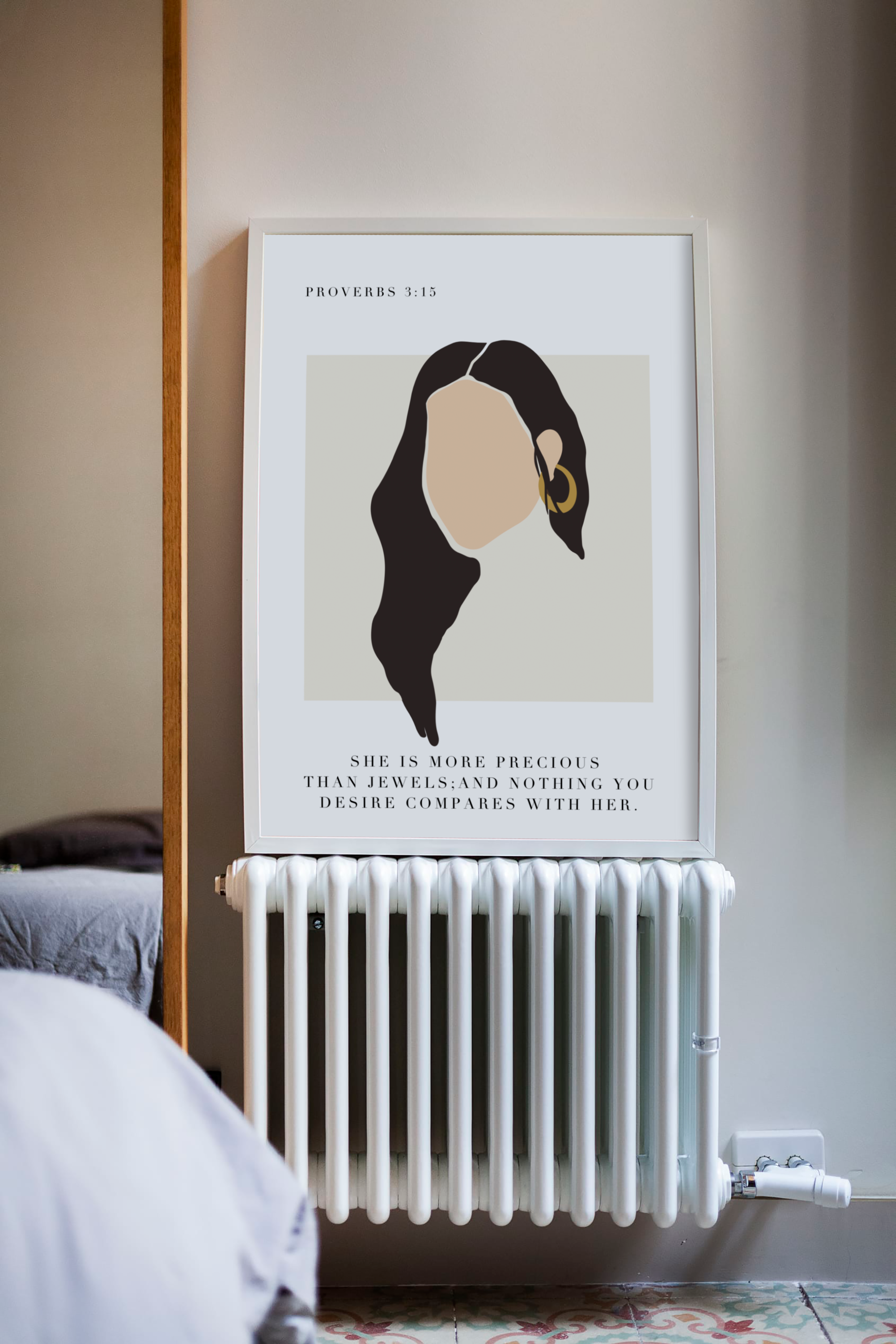 Proverbs 3:15 Christian Poster