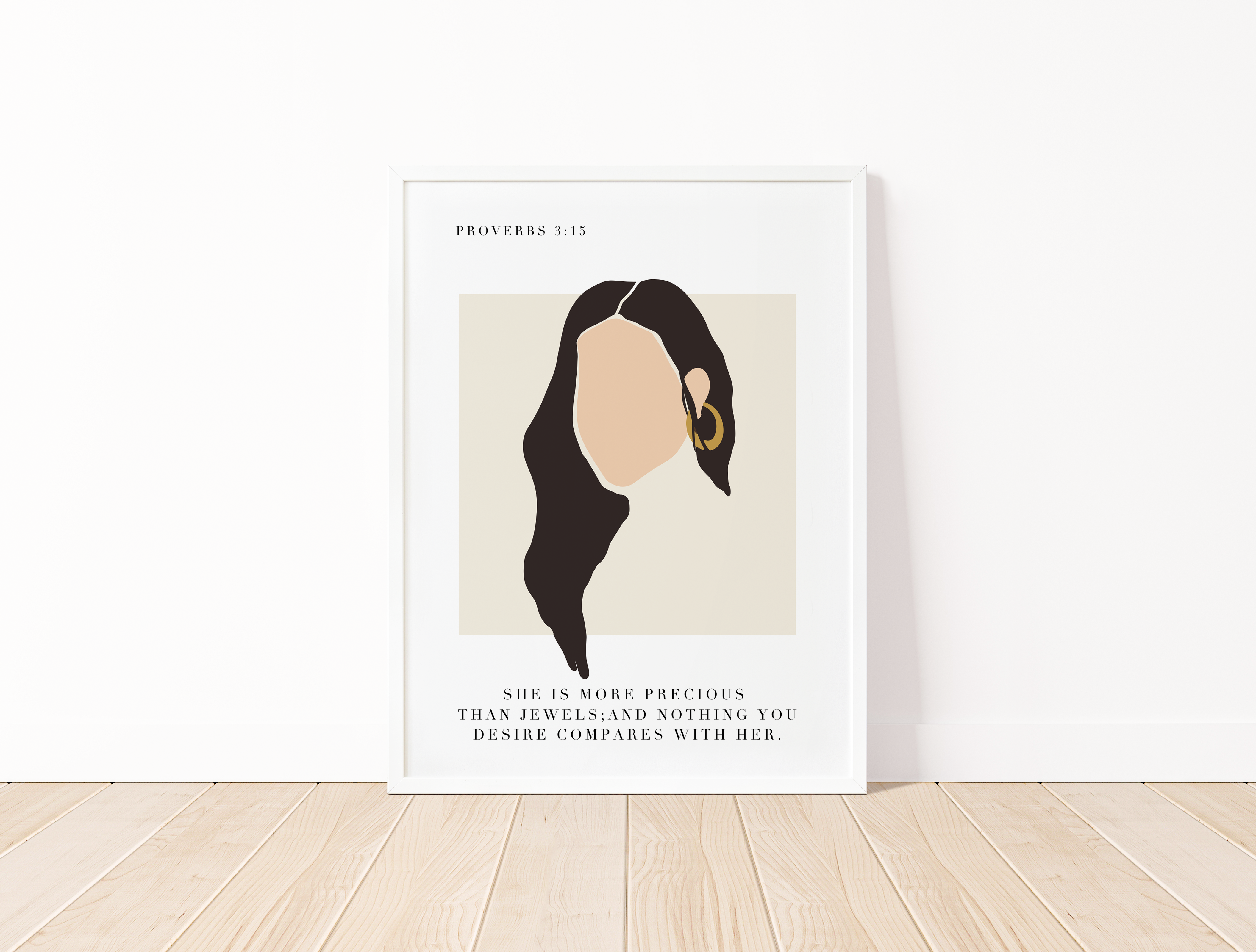 Proverbs 3:15 Christian Poster