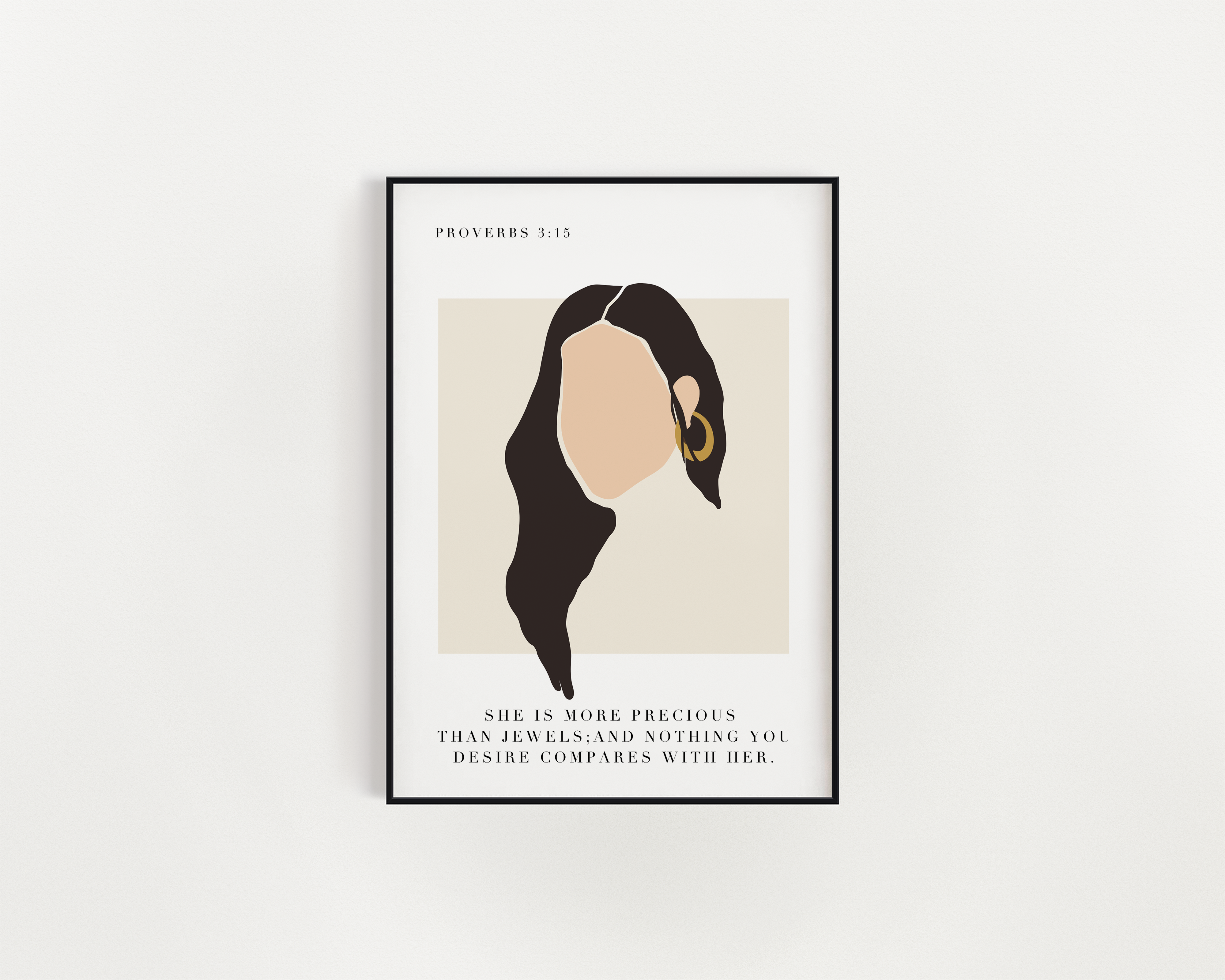 Proverbs 3:15 Christian Poster