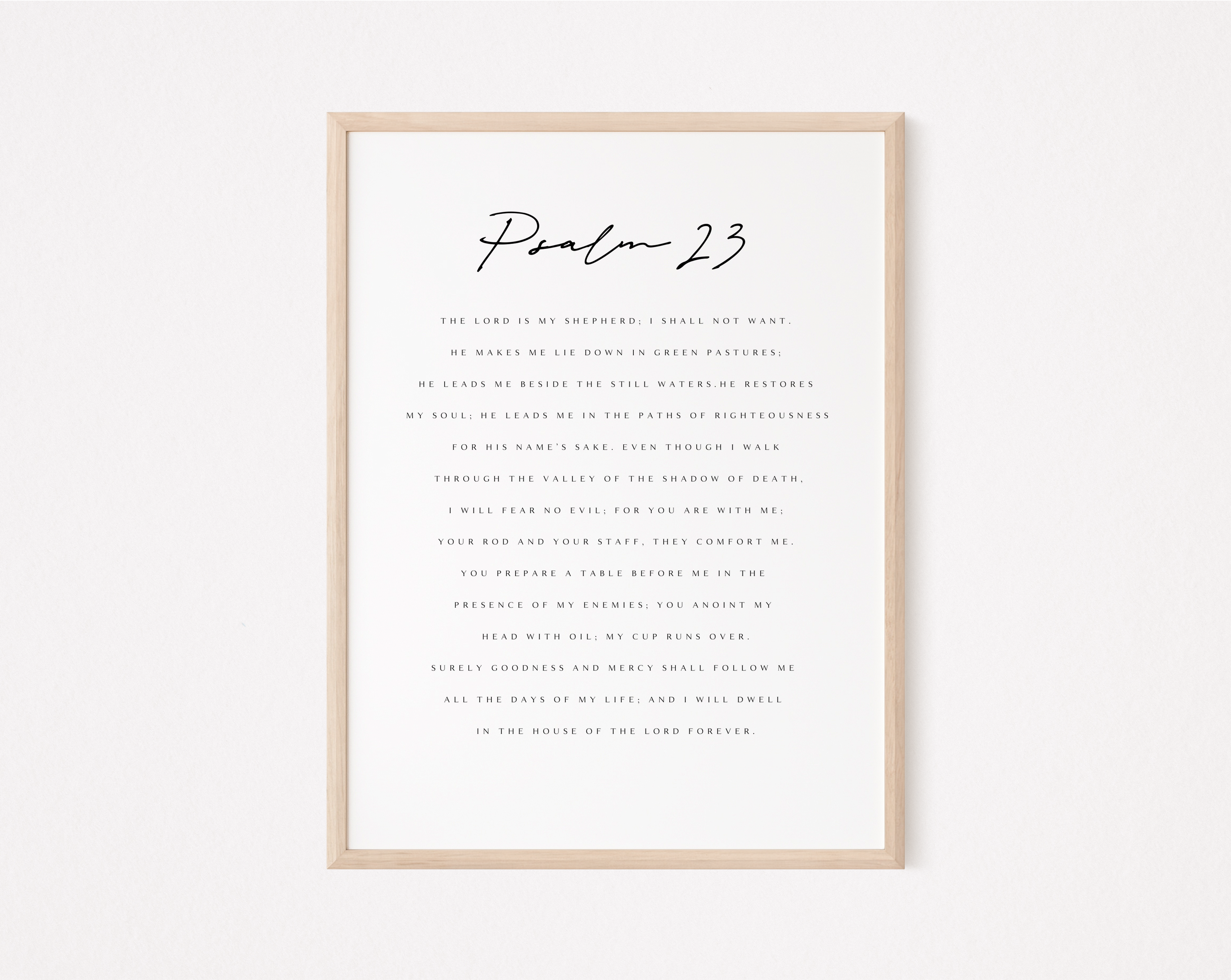 Scripture Art Print