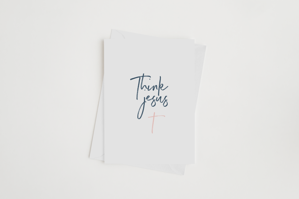 THINK JESUS CARD