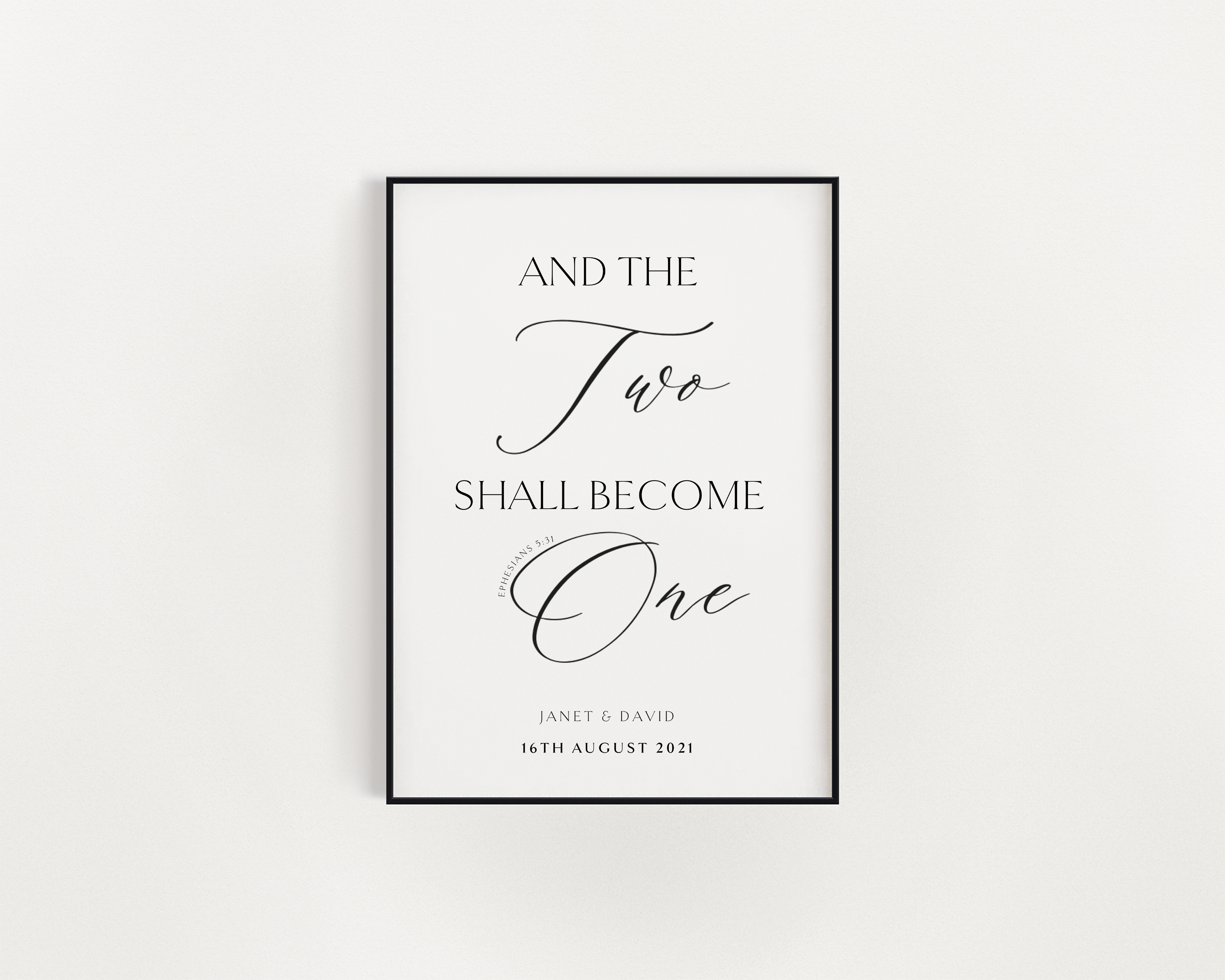 Personalised Christian Poster