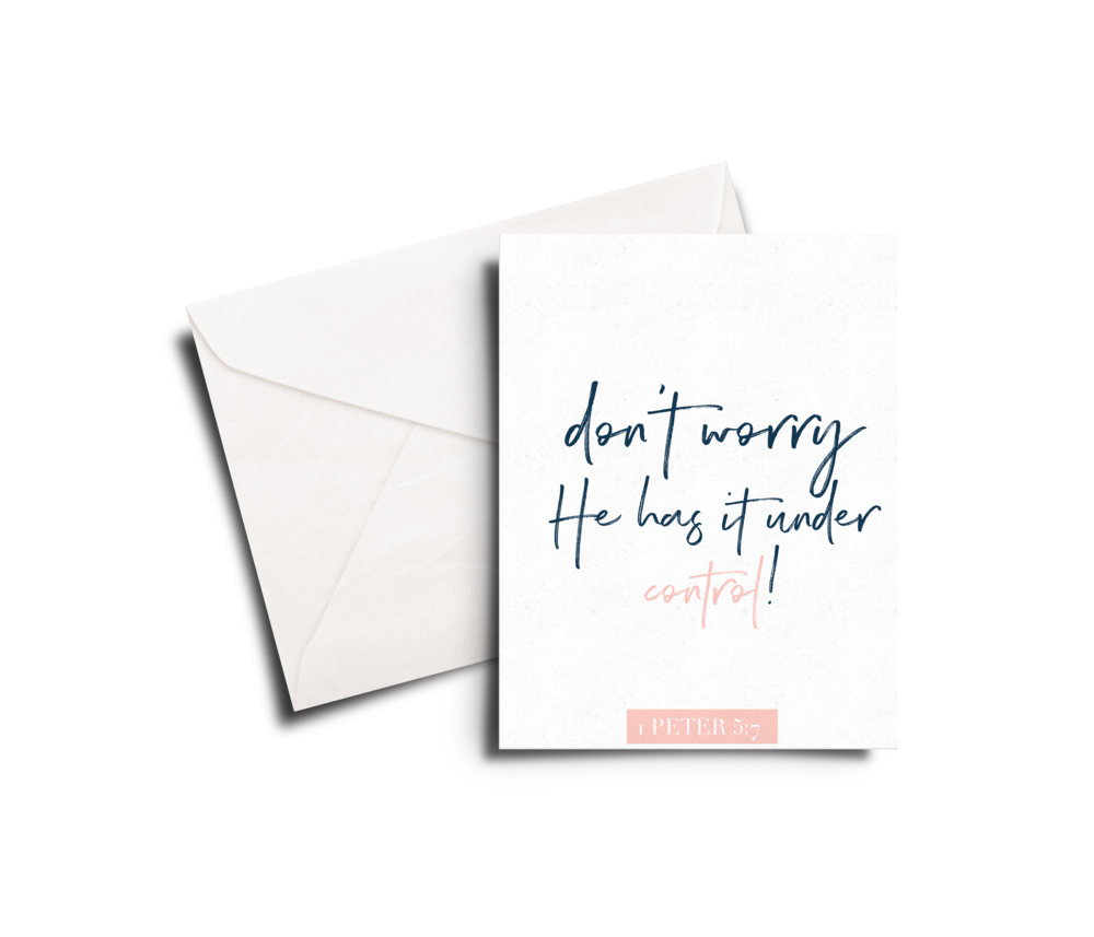 DON'T WORRY CARD